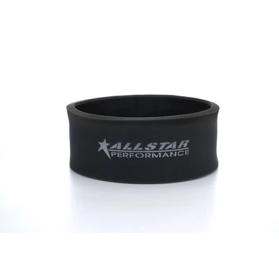 Air Filter Wrap, Round, 14 in Diameter, 6 in Tall, Allstar Logo, Foam, Black