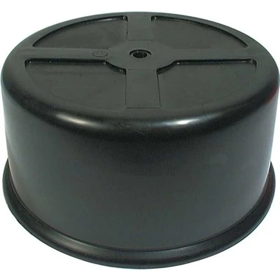 Carburetor Cover, 2.5 in Tall, Plastic, Black, 5-1/8 in Flange