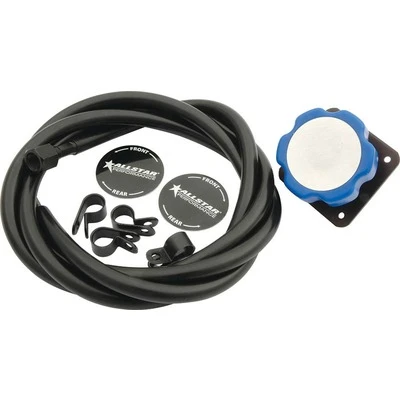 Brake Bias Adjuster, Remote, Panel Mount, Bolt-On, 3/8-24 in Thread, 5 ft Cable / Housing, Panel Mount, Knob Adjuster, Kit
