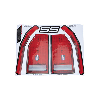 Graphics, Tail, Laminated Protective Coating, Chevy Monte Carlo 1983-88, Kit