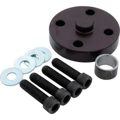 Fan Spacer Bushing / Hardware Included, Aluminum, Black Anodized, Chevy V8 / Ford V8,