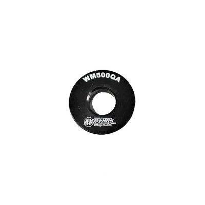 Flat Spacer, 1/2 in ID, 1-1/4 in OD, 1/4 in Thick, Aluminum, Black Anodized, Wehrs Birdcage