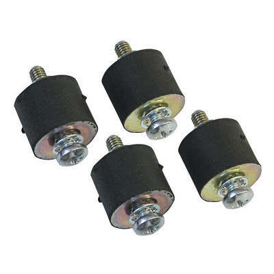 Vibration Isolation Mount, 0.75 x 0.63 in, MSD 5 / 6 / SCI / Digital-7-Series, Rubber, Set of 4