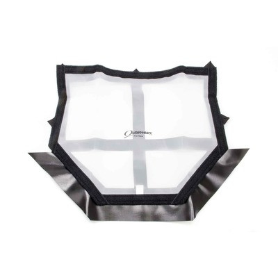 Radiator Screen, Modified Speed Screen, Frame / Rails, Polyester, White, Kit
