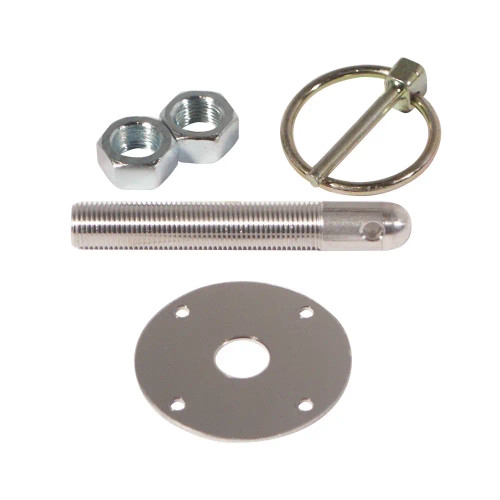Hood Pin Kit - 1/2" Pin / Torsion Style Clip