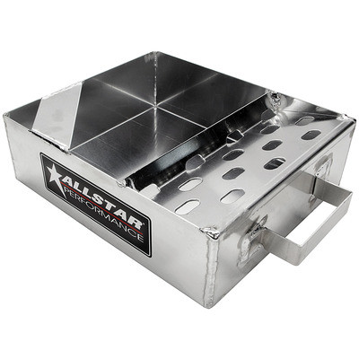 Drain Pan, 12 in Long, 10.25 in Wide, 3.75 in Deep, Aluminum, Natural, Quick Change