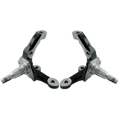 Spindle, Stock Pin Height, Driver / Passenger Side, Forged Steel, Black Paint, Ford Mustang II, Kit