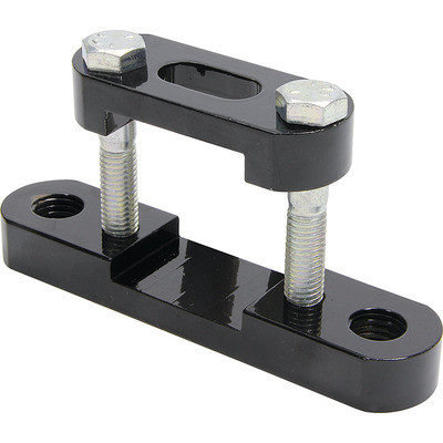 Panhard Bar Bracket, Frame Mount, Clamp-On, Steel, Cadmium, 2 in Square Tubing