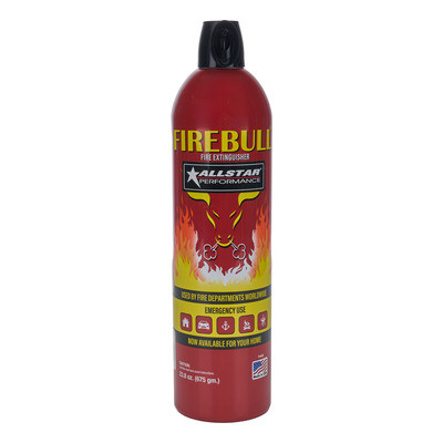 Fire Extinguisher, Wet Chemical, Class AB, 1:B Rated, 23.8 oz, Steel, Red