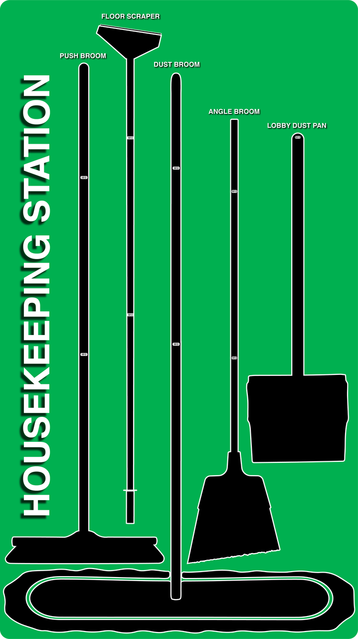 5S Housekeeping Shadow Board Cleaning Station Free Shipping