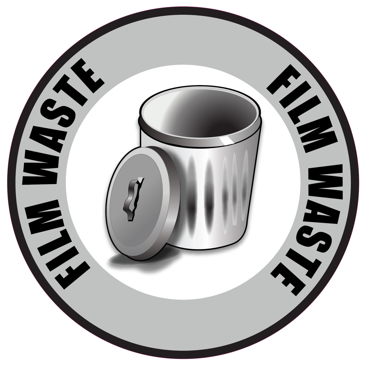 Film Waste Floor Sign - 5S Supplies LLC