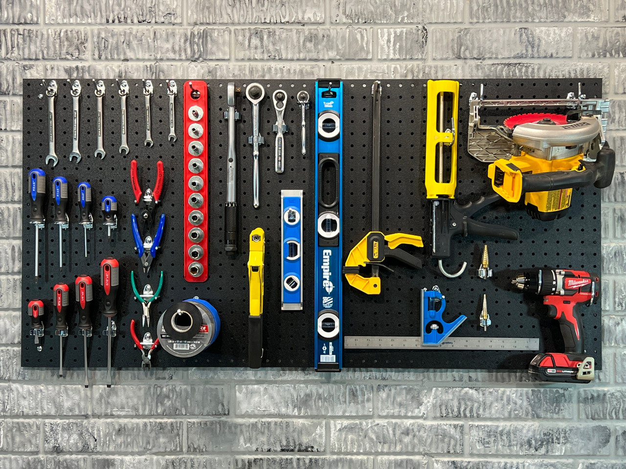 Triton Products 76983 Durahook kit gancio in acciaio zincato e pattumiera assortimento per Duraboard Pegboard 1/20,3 cm e 1/10,2 cm, 83-piece
