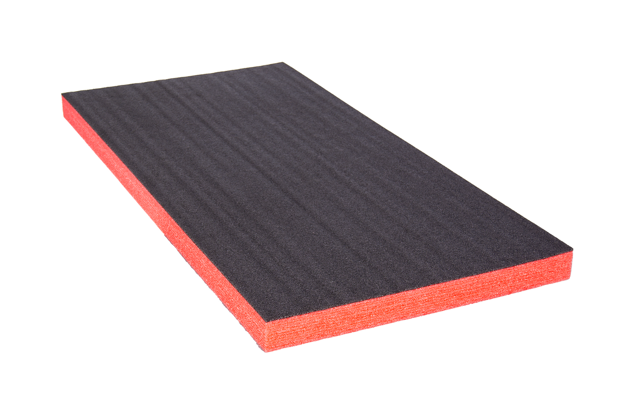 Kaizen Shaping Foam, Height 7/8 in, Finish Black / White 2'x4' 