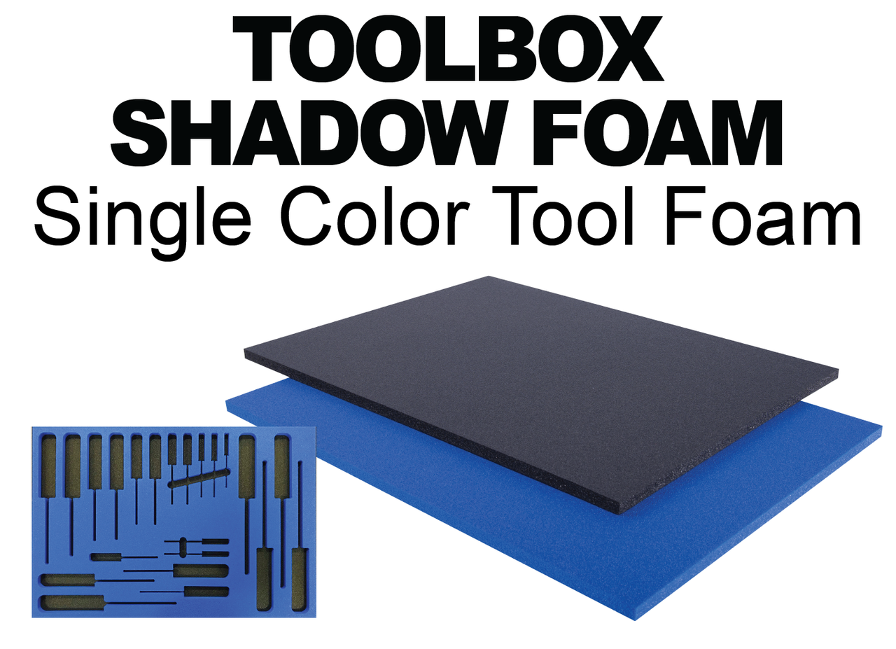 Blank Shadow Foam Inlays, BLANKFOAM-1