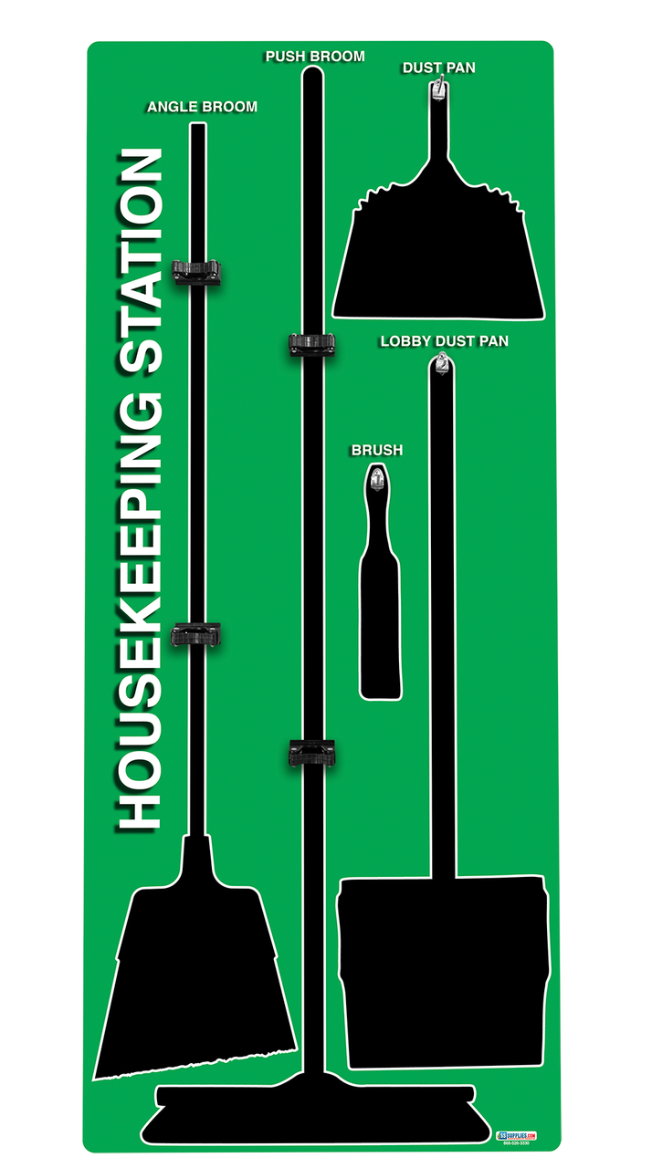 5S Shadow Board Housekeeping Cleaning Station Free Shipping