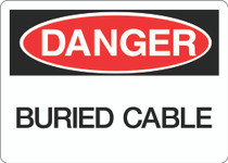Danger Sign - Buried Cable