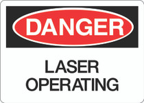 Danger Sign - Laser Operating