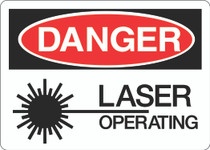 Danger Sign - Laser Operating V2