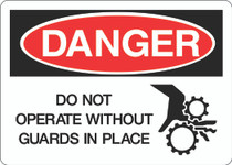 Danger Sign - Eye Protection Required