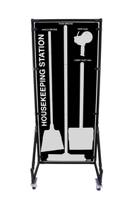 5S Housekeeping Cleaning Shadow Board Broom Station (Version 7)