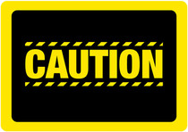 Caution Floor Sign