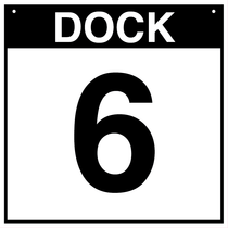 Loading Dock Sign - Dock 6