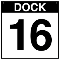 Loading Dock Sign - Dock 16
