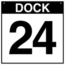 Loading Dock Sign - Dock 24