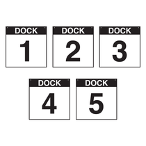 Loading Dock Sign - Docks 1-5