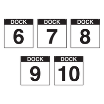 Loading Dock Sign - Docks 6-10