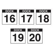 Loading Dock Sign - Docks 16-20