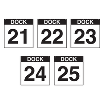 Loading Dock Sign - Docks 21-25