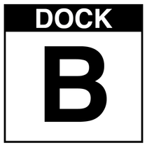 Loading Dock Sign - Dock B