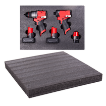 ECONO FOAM ™ Black 24" x 24" Layered Foam for Kaizen Projects