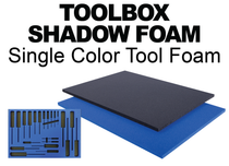 Tool Box Foam 1/2" Thick (1 Color) Standard Blanks
