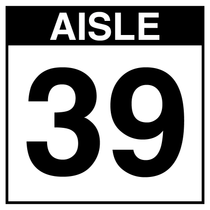 Warehouse Aisle Sign - Aisle 39