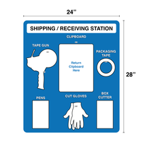Shipping & Receiving Shadow Board 24"x 28"
