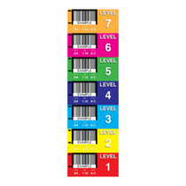 Custom Warehouse Barcode Labels 25 Pack (2.5in x 8in) Magnetic