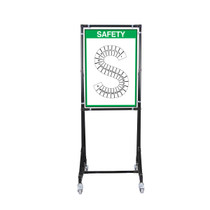 KPI Metric Dry Erase Board Single Letter S (24" x 32")