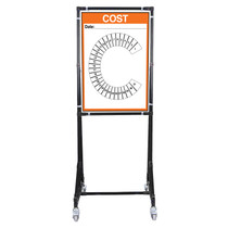 KPI Metric Dry Erase Board Single Letter C (24" x 32")