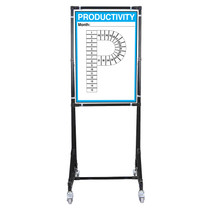 KPI Metric Dry Erase Board Single Letter P (24" x 32")