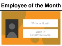 Employee Recognition Board (24x18) Landscape
