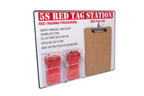  5S Red Tags (Wired) (50 Pack, Red) : Industrial & Scientific