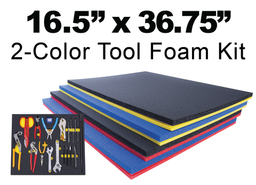 Custom Foam Tool Kits 16.5" x 36.75"