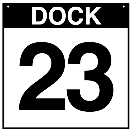 Loading Dock Sign - Dock 23