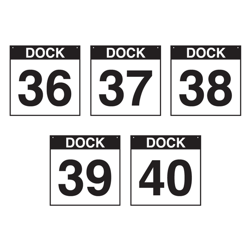 Loading Dock Sign - Docks 36-40