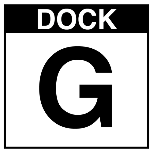 Loading Dock Sign - Dock G