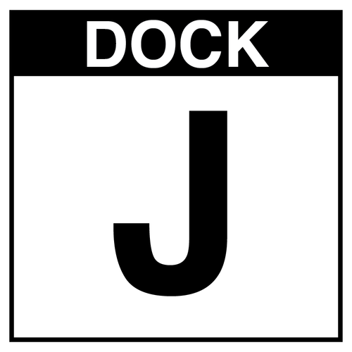 Loading Dock Sign - Dock J