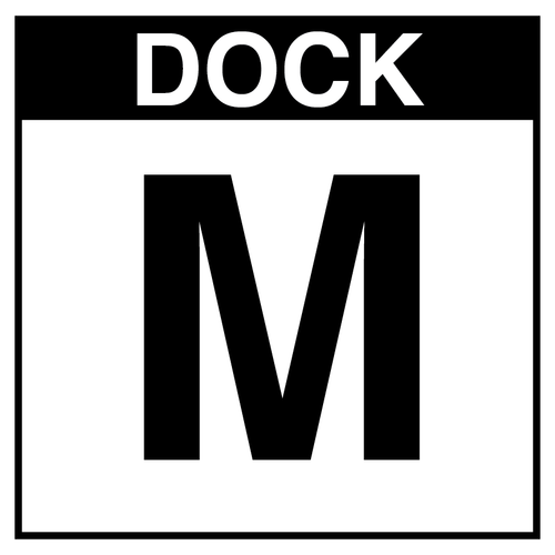Loading Dock Sign - Dock M
