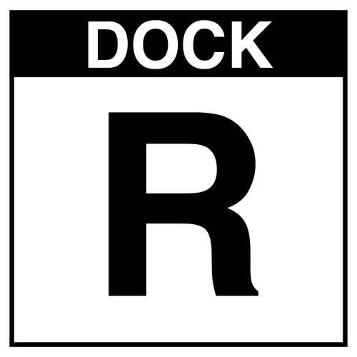 Loading Dock Sign - Dock R